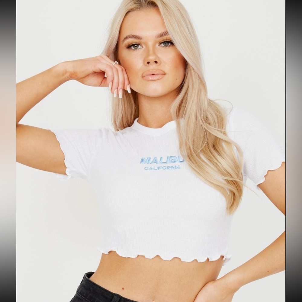 malibu crop tee